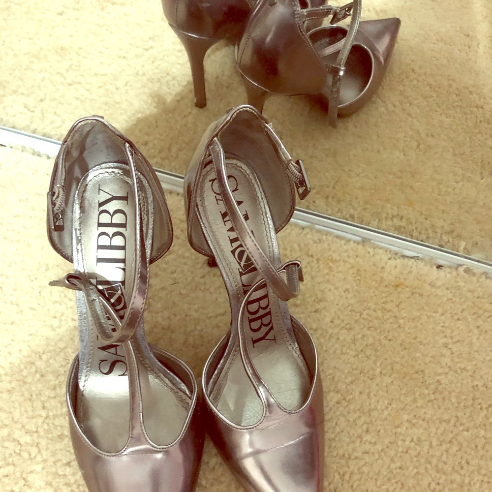 Silver heels